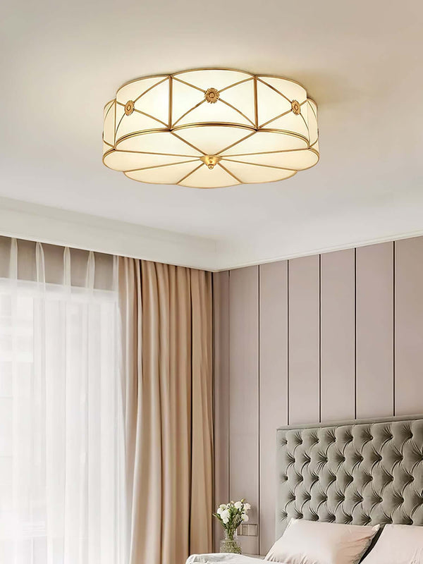 Preston Ceiling Lamp – American Simplicity Light Luxury Flower Lamp | Alsolight