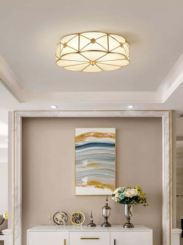 Preston Ceiling Lamp – American Simplicity Light Luxury Flower Lamp | Alsolight