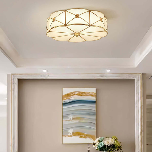 Preston Ceiling Lamp – American Simplicity Light Luxury Flower Lamp | Alsolight