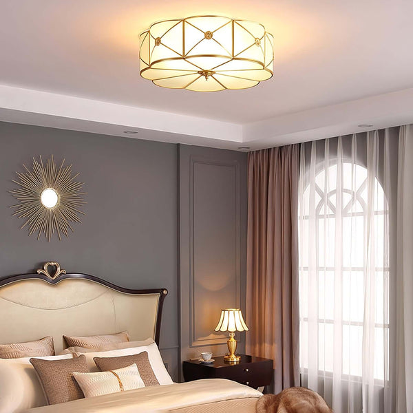 Preston Ceiling Lamp – American Simplicity Light Luxury Flower Lamp | Alsolight