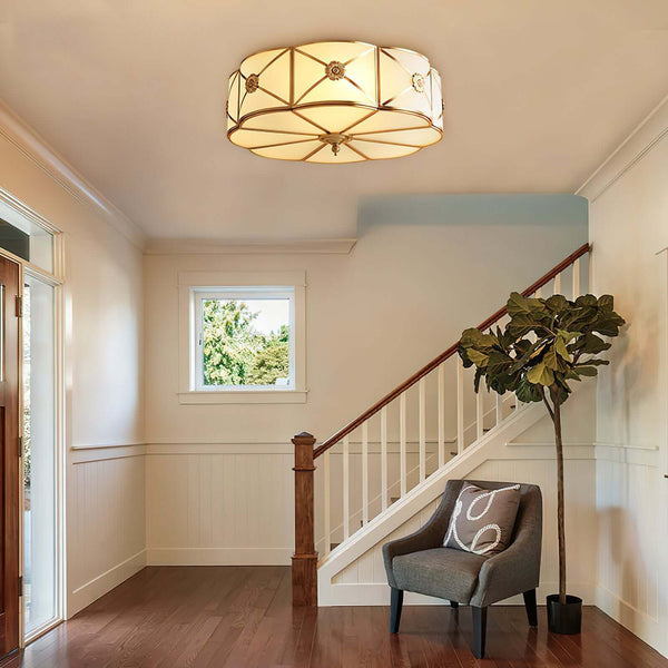 Preston Ceiling Lamp – American Simplicity Light Luxury Flower Lamp | Alsolight