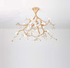 Prugna Brass Ceiling Lamp – Flower & Branch Shapes, Vintage Elegance | Alsolight