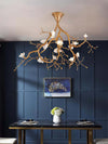 Prugna Brass Ceiling Lamp – Flower & Branch Shapes, Vintage Elegance | Alsolight