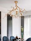 Prugna Brass Ceiling Lamp – Flower & Branch Shapes, Vintage Elegance | Alsolight