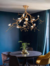 Prugna Brass Ceiling Lamp – Flower & Branch Shapes, Vintage Elegance | Alsolight