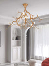 Prugna Brass Ceiling Lamp – Flower & Branch Shapes, Vintage Elegance | Alsolight