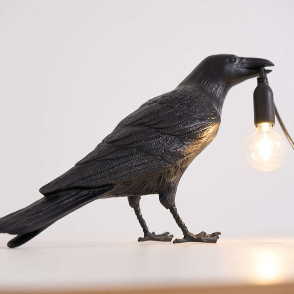 Raven Shape Crow Table Lamp – Unique & Modern Accent Lighting | Alsolight