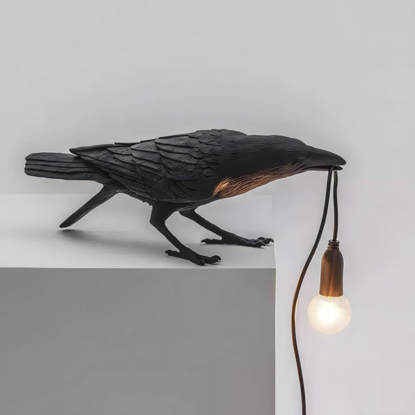 Raven Shape Crow Table Lamp – Unique & Modern Accent Lighting | Alsolight
