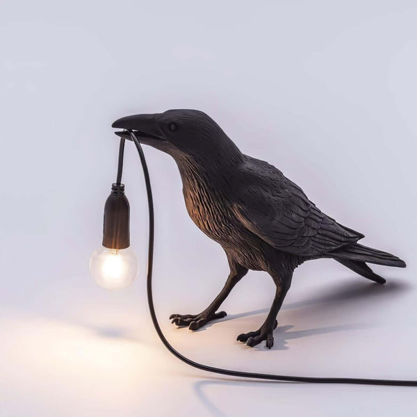 Raven Shape Crow Table Lamp – Unique & Modern Accent Lighting | Alsolight