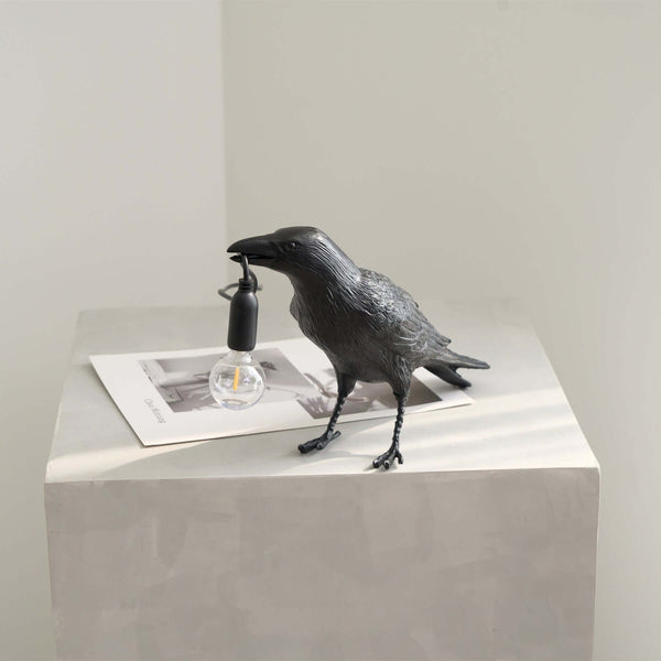 Raven Shape Crow Table Lamp – Unique & Modern Accent Lighting | Alsolight