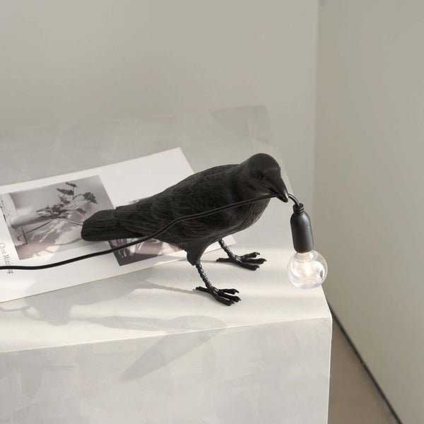 Raven Shape Crow Table Lamp – Unique & Modern Accent Lighting | Alsolight