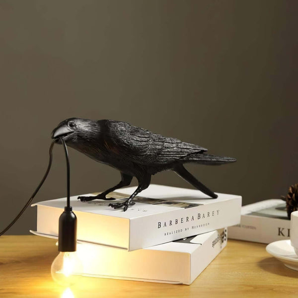 Raven Shape Crow Table Lamp – Unique & Modern Accent Lighting | Alsolight