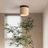 Ridge Artisan Ceiling Lamp – Japanese Wabi-Sabi Aisle Travertine Light | Alsolight