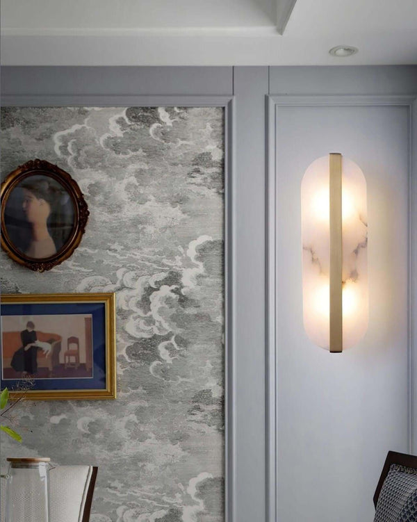 Rirhangu Alabaster Wall Light – Understated Elegance & Warm Glow | Alsolight