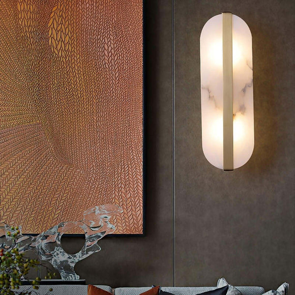 Rirhangu Alabaster Wall Light – Understated Elegance & Warm Glow | Alsolight