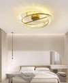 Round Crystal Rings Ceiling Lamp – Elegant Modern Lighting | Alsolight