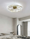 Round Crystal Rings Ceiling Lamp – Elegant Modern Lighting | Alsolight