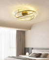 Round Crystal Rings Ceiling Lamp – Elegant Modern Lighting | Alsolight