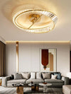 Round Crystal Rings Ceiling Lamp – Elegant Modern Lighting | Alsolight