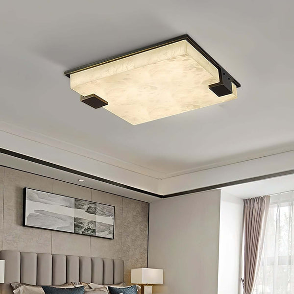 Sikweya Ceiling Light, Square Flush Mount, Modern Living Room Design | Alsolight