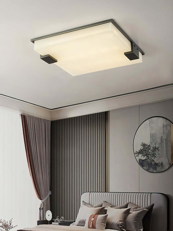 Sikweya Ceiling Light, Square Flush Mount, Modern Living Room Design | Alsolight
