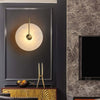 Slanciu Round Alabaster Wall Light – Elegant Brass Accent Lamp | Alsolight