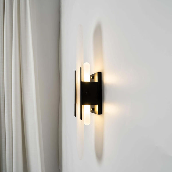 Slanciu Wall Light – Handcrafted Alabaster & Brass Wall Lamp | Alsolight