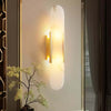 Slanciu Wall Light – Handcrafted Alabaster & Brass Wall Lamp | Alsolight