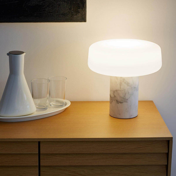 Solid Table Lamp - Marble Simple and Stylish Small Bedside Lamp | Alsolight