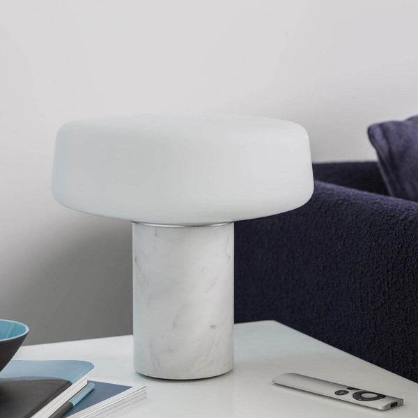 Solid Table Lamp - Marble Simple and Stylish Small Bedside Lamp | Alsolight