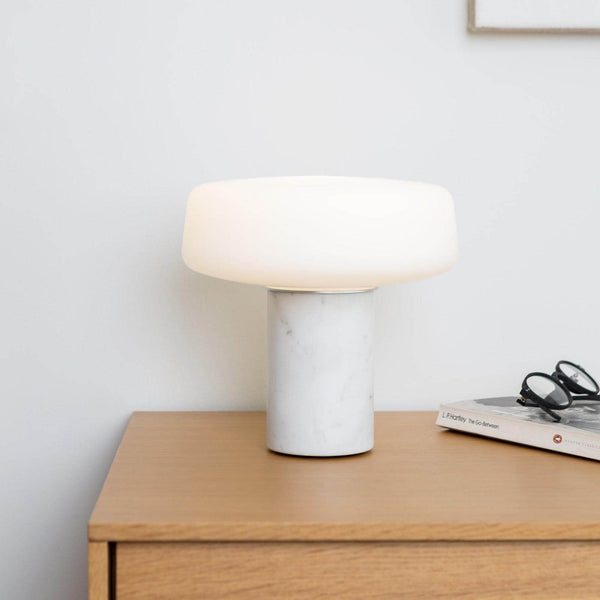 Solid Table Lamp - Marble Simple and Stylish Small Bedside Lamp | Alsolight