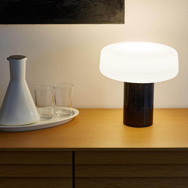 Solid Table Lamp - Marble Simple and Stylish Small Bedside Lamp | Alsolight