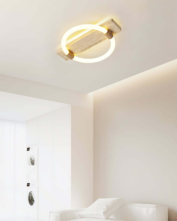 Stonek Ceiling Lamp – Gentle Cream Style For Simple Bedroom Decoration | Alsolight