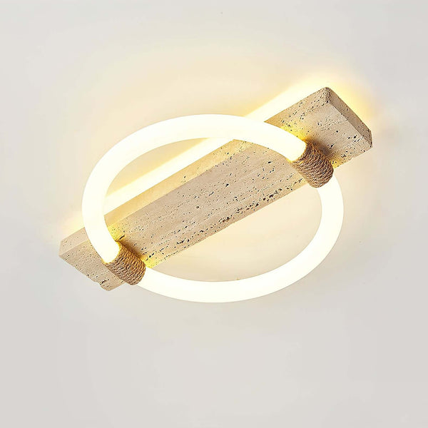 Stonek Ceiling Lamp – Gentle Cream Style For Simple Bedroom Decoration | Alsolight