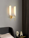 Stylish Lavilla Wall Lamp – Elegant Alabaster Brass Sconce | Alsolight
