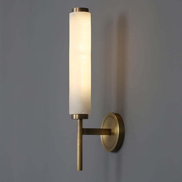 Stylish Lavilla Wall Lamp – Elegant Alabaster Brass Sconce | Alsolight
