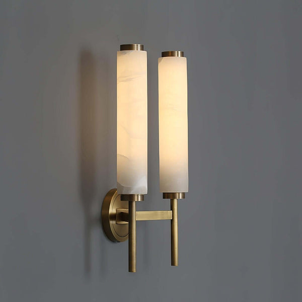 Stylish Lavilla Wall Lamp – Elegant Alabaster Brass Sconce | Alsolight