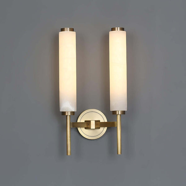 Stylish Lavilla Wall Lamp – Elegant Alabaster Brass Sconce | Alsolight
