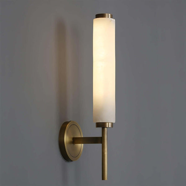 Stylish Lavilla Wall Lamp – Elegant Alabaster Brass Sconce | Alsolight