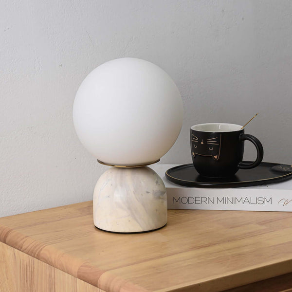 Sylas Table Lamp – Marble Low-Key Elegance for Easy Interior Styling | Alsolight
