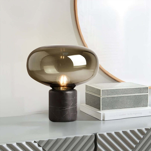 Sylvaine Table Lamp – Nordic Marble Design, Office Decor Lighting | Alsolight