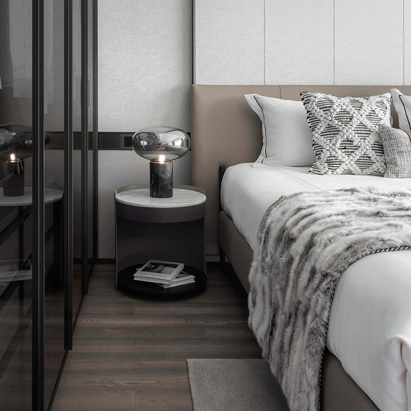 Sylvaine Table Lamp – Nordic Marble Design, Office Decor Lighting | Alsolight