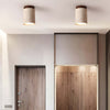 Teppa Ceiling Light – Travertine Cylindrical Light for Bedroom & Aisle | Alsolight