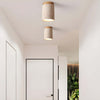 Teppa Ceiling Light – Travertine Cylindrical Light for Bedroom & Aisle | Alsolight