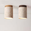 Teppa Ceiling Light – Travertine Cylindrical Light for Bedroom & Aisle | Alsolight