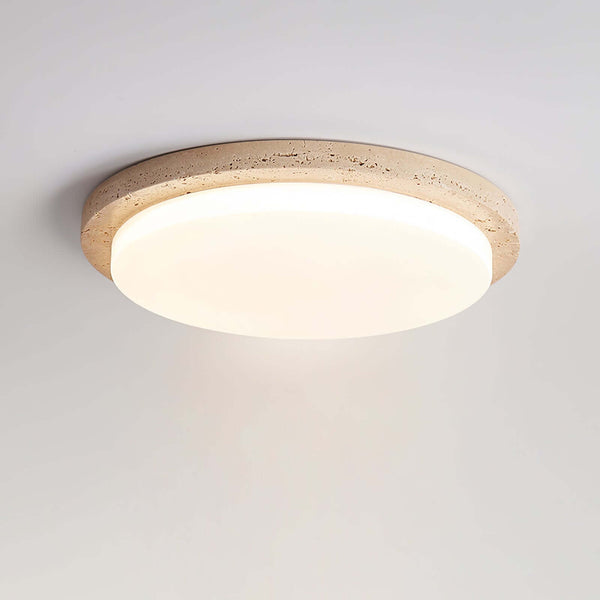 Terra Ceiling Light – Modern Style with Brass & Natural Stone | Alsolight