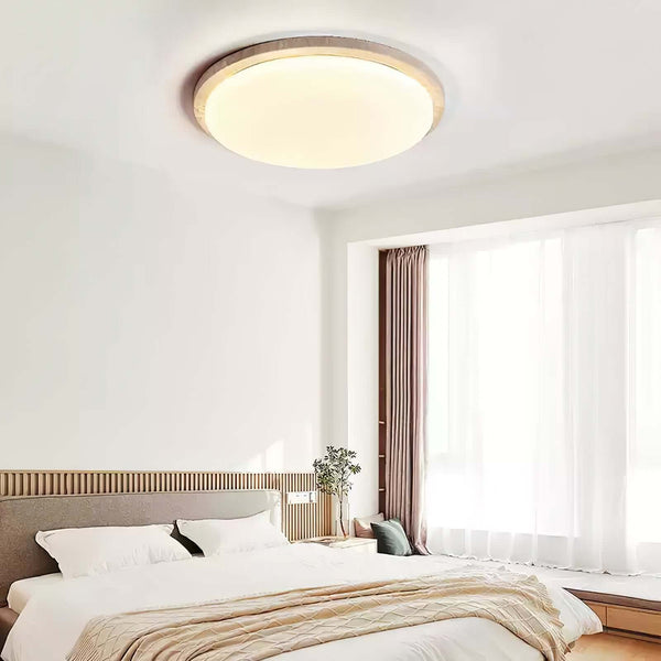 Terra Ceiling Light – Modern Style with Brass & Natural Stone | Alsolight