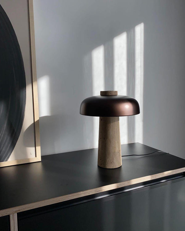 Terra Dome Table Lamp – Original Stone Retro Ins Style Mushroom Lamp | Alsolight