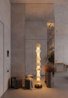 Tribeca Floor Lamp – Stacking Alabaster Elegance with Modern Design | Alsolight