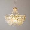 Vervira Chandelier – Modern Crystal Pearl Pendant Light, Gold Finish | Alsolight